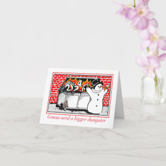 Urlaubskarte - Gonna braucht einen größeren Müllki Karte