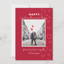 Urlaubskarte, Happy Valentins Tag Feiertagskarte