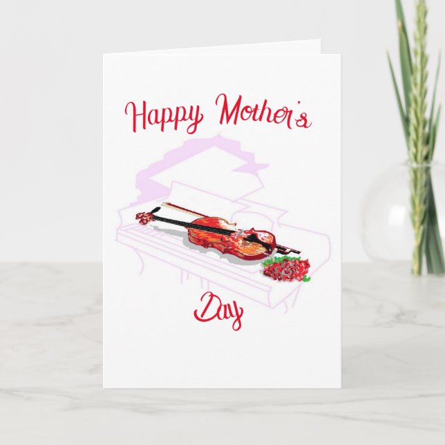 Urlaubskarte : Muttertag Feiertagskarte (Vorderseite)