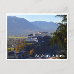 Urlaubskarte - Salzburg, Österreich Feiertagspostkarte