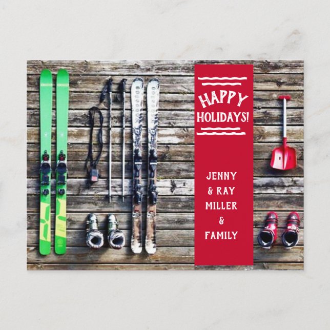 Urlaubskarte - Weihnachtskarte - Postkarte (Vorderseite)