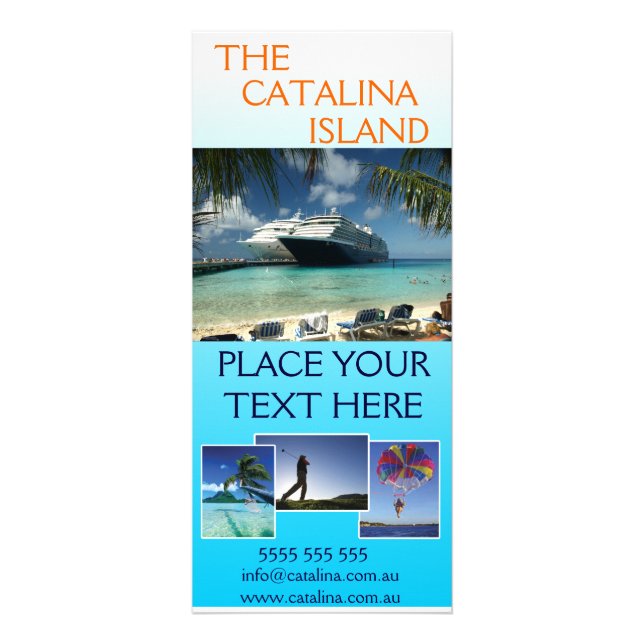 Urlaubskarte Werbekarte (Vorne)