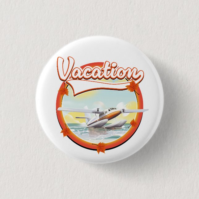 Urlaubslogo Button (Vorderseite)