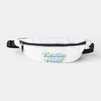 Urlaubsmodus 3D Puffy-Typografie-Taillentasche Bauchtasche