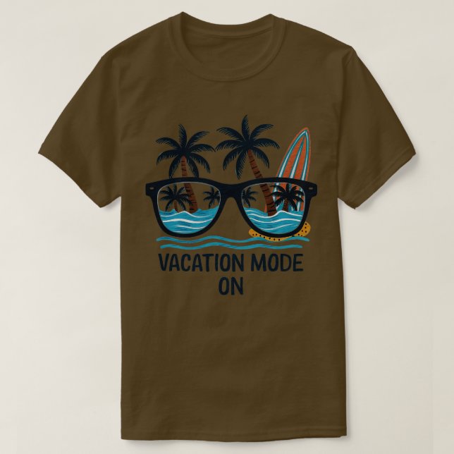 Urlaubsmodus auf 2 T-Shirt (Design vorne)