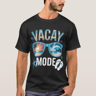 Urlaubsmodus Strandurlaub Sommerkreuzfahrt Reise H T-Shirt