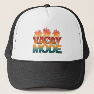 Urlaubsmodus T-Shirt Trucker Hut Truckerkappe