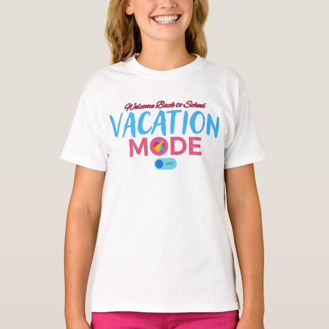 Urlaubsmodus von T-Shirt (Vorderseite)