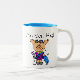 Urlaubsort Zweifarbige Tasse