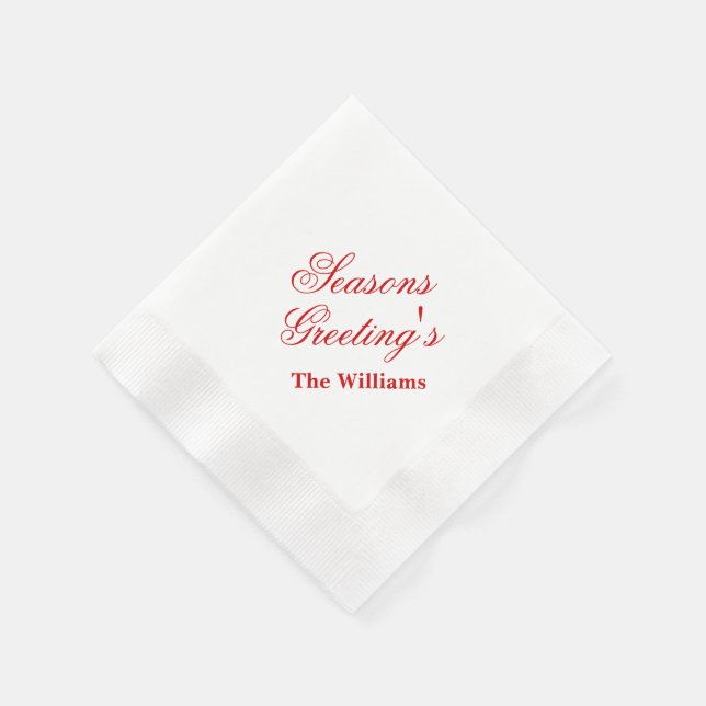 Urlaubspapier Napkins Serviette (Ecke)