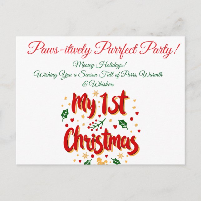 Urlaubspostkarte Feiertagspostkarte (Vorderseite)