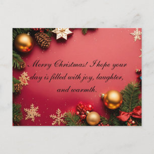 Urlaubspostkarte Feiertagspostkarte