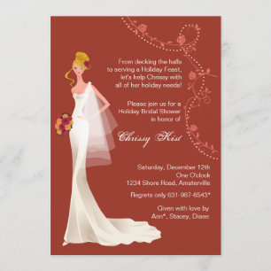 Urlaubssaison - Blonde Bridal Dusche Einladung