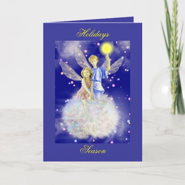 Urlaubssaison Feiertagskarte (Vorderseite)