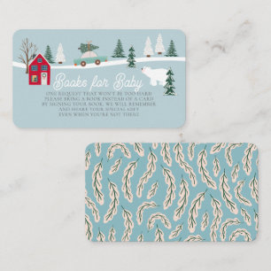 Urlaubsstadt/Village Blue Baby Dusche Buchungsanfr Begleitkarte