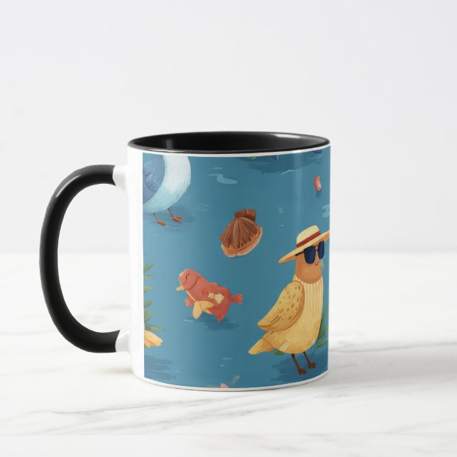 Urlaubsstimmung Combo-Tasse Geschenk Tasse (Links)