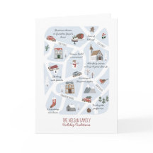 Urlaubstraditionen - Unsere Familienkarte Weihnach