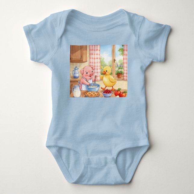 Urlaubsvorbereitungen Baby Strampler (Vorderseite)