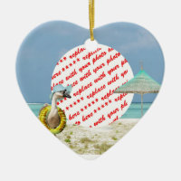 Urlaubszeit Gänsestrand Foto Rahmen