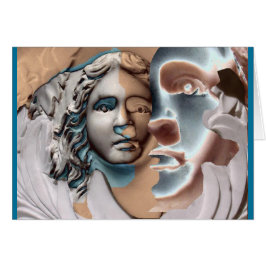 Urne-Gesichts-Blau-Kupfer