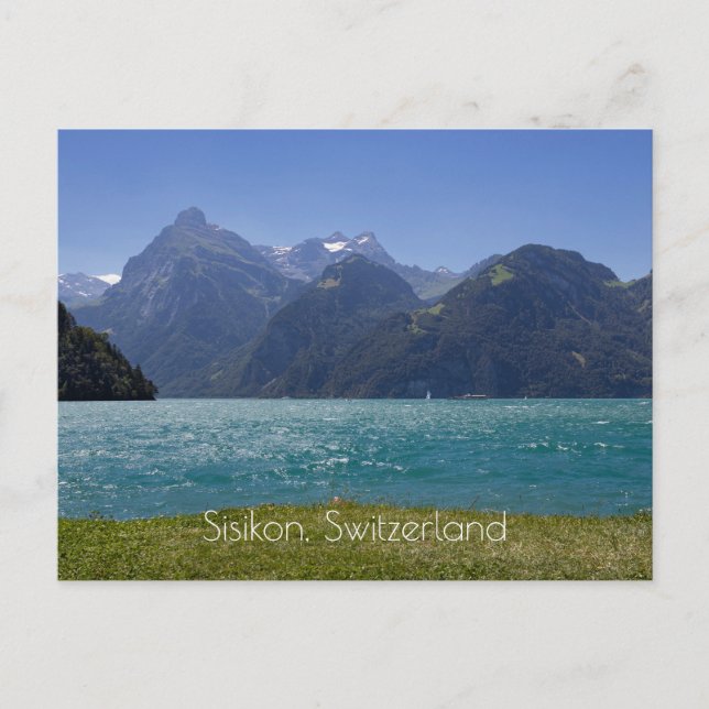 Urnersee Summer View, Schweiz Postkarte (Vorderseite)