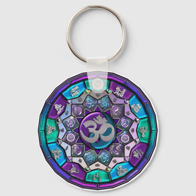 UROCK Independence Mandala ~ BTC Schlüsselanhänger (Vorderseite)