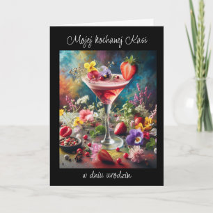 Urodziny - Personalisierte polnische Geburtstagska Karte