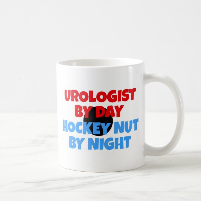 Urologe Hockey Fanatic Tasse (Rechts)