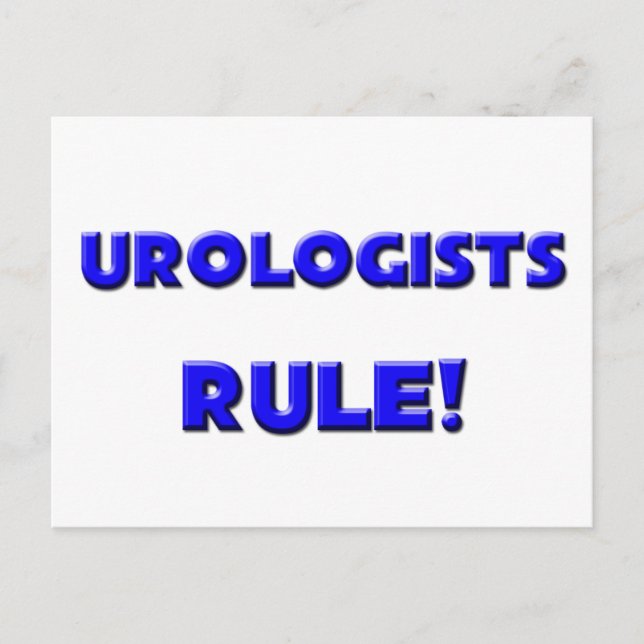 Urologen regieren! postkarte (Vorderseite)