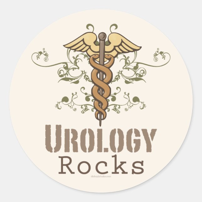 Urologie Rocks Urologist Stickers (Vorderseite)