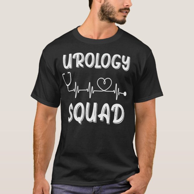 Urologie Squad Niedliche Urologe Krankenschwester  T-Shirt (Vorderseite)