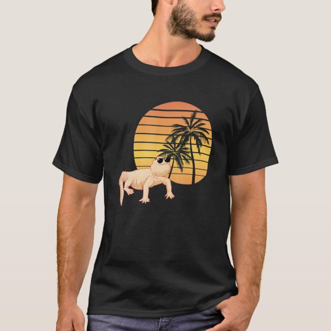 Uromastyx Summer Sunset Uromastyx  Desert Agame Pe T-Shirt (Vorderseite)