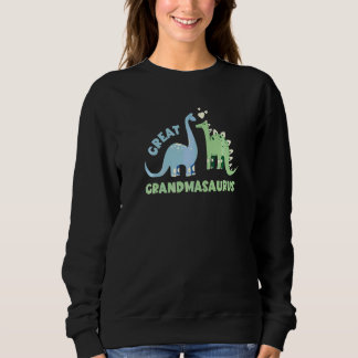 Uroßmuttersaurus Uroßmutter Schwangerschaftsankünd Sweatshirt
