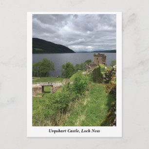 Urquhart Castle am Loch Ness, Highlands Scotland Postkarte