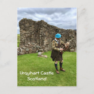 Urquhart Castle in Schottland, Jacobite Man in Kil Postkarte