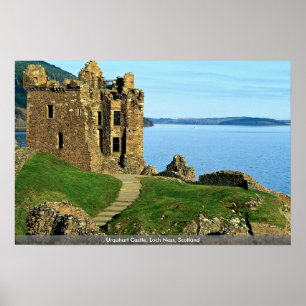 Urquhart Castle, Loch Ness, Schottland Poster