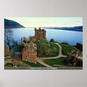 Urquhart Castle, Loch Ness, Schottland Poster