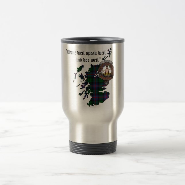 Urquhart Clan Abzeichen Travel Mug Reisebecher (Mittel)