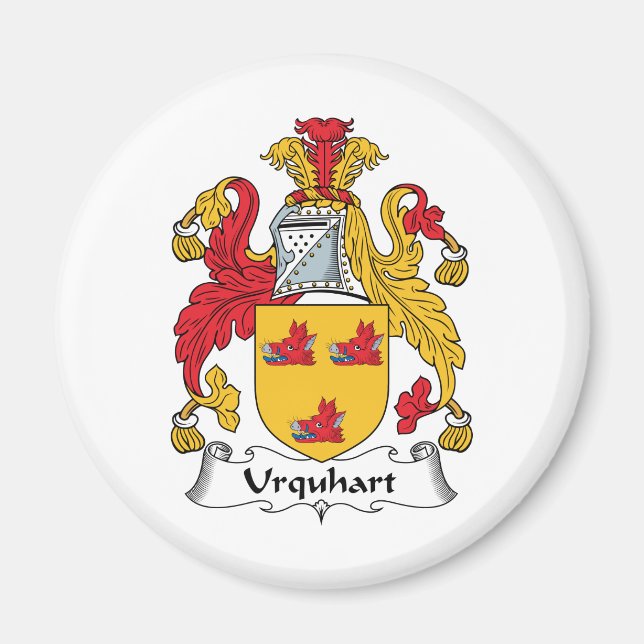 Urquhart Familienwappen Magnet (Vorne)