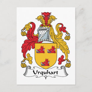 Urquhart Familienwappen Postkarte