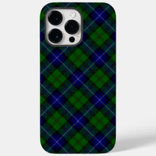 Urquhart-Tartan blau grün kariert Case-Mate iPhone 14 Pro Max Hülle