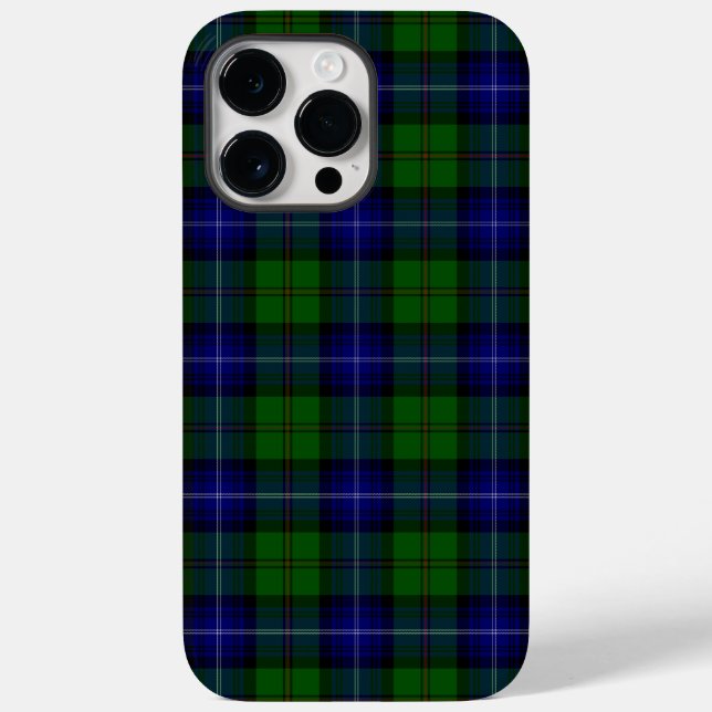 Urquhart tartan blue kariert Case-Mate iPhone hülle (Rückseite)