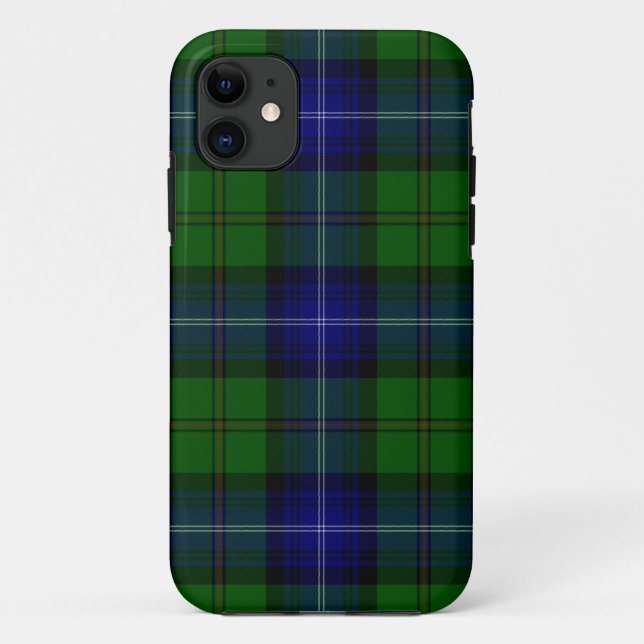 Urquhart tartan blue kariert Case-Mate iPhone hülle (Rückseite)