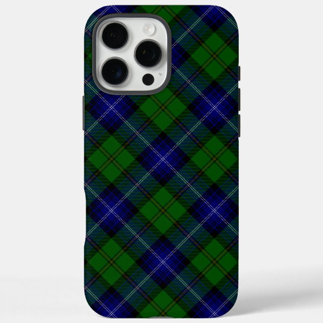 Urquhart tartan blue kariert Case-Mate iPhone hülle (Rückseite)