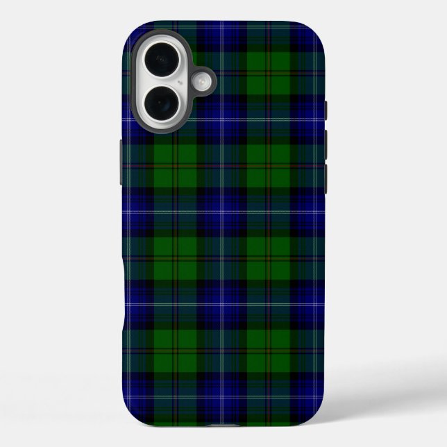 Urquhart tartan blue kariert Case-Mate iPhone hülle (Rückseite)