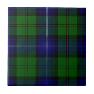 Urquhart tartan blue kariert fliese