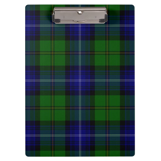 Urquhart tartan blue kariert klemmbrett (Vorderseite)