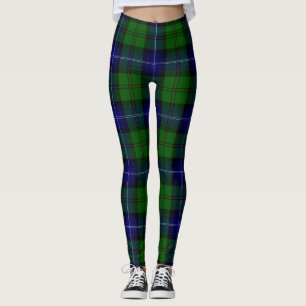 Urquhart tartan blue kariert leggings