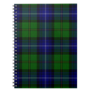 Urquhart tartan blue kariert notizblock