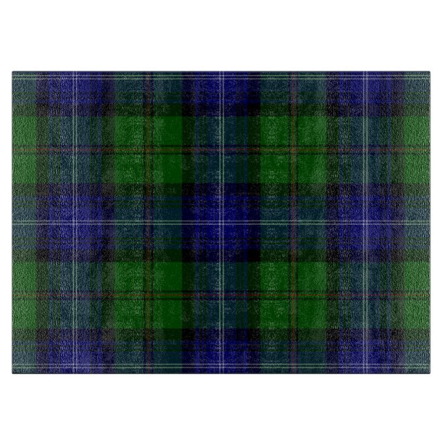 Urquhart tartan blue kariert schneidebrett (Vorderseite)